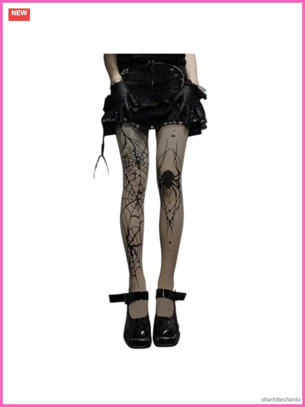 Spider Web Lace Tights Gothic Stockings Y2k Sheer Pantyhose Halloween Cosplay